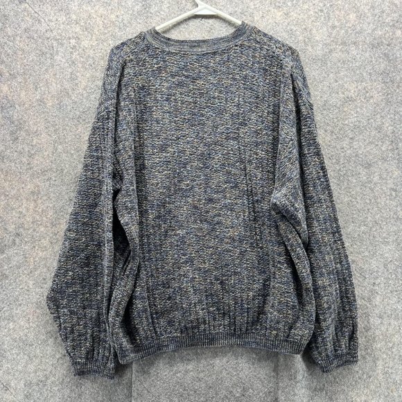 Fieldmaster Sweater Men Large Gray Pullover Sweatshirt USA Knitted Heather - Picture 9 of 11